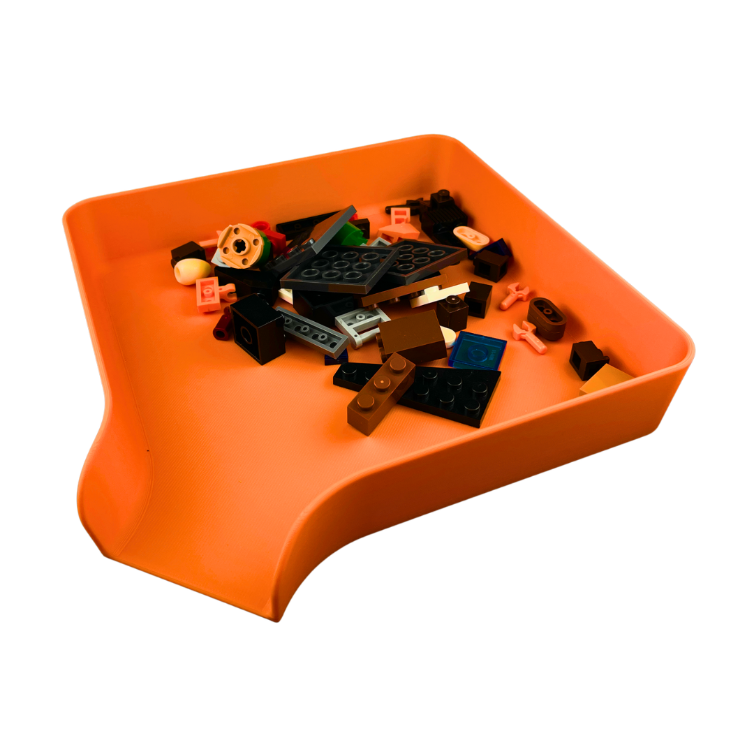 3D Printed Funnel Sorting Tray - LEGO, Puzzle & Hobby Parts Organiser | PLA | 2 Sizes