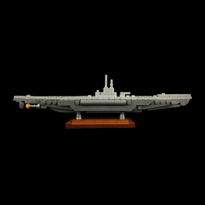 Stavebnica ponorky U-995 Type VIIC - mierka 1:260, Gobricks MOC Kit