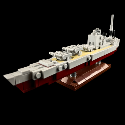 HMS Nelson Battleship Scale Model - Gobricks MOC Kit