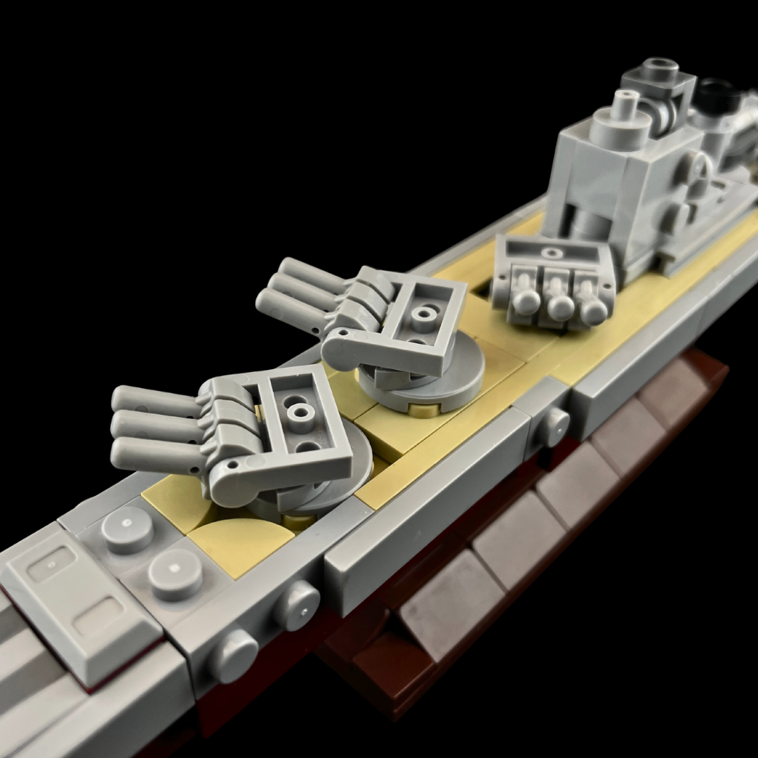 HMS Nelson Battleship Scale Model - Gobricks MOC Kit