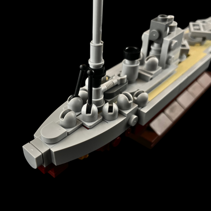 HMS Nelson Battleship Scale Model - Gobricks MOC Kit