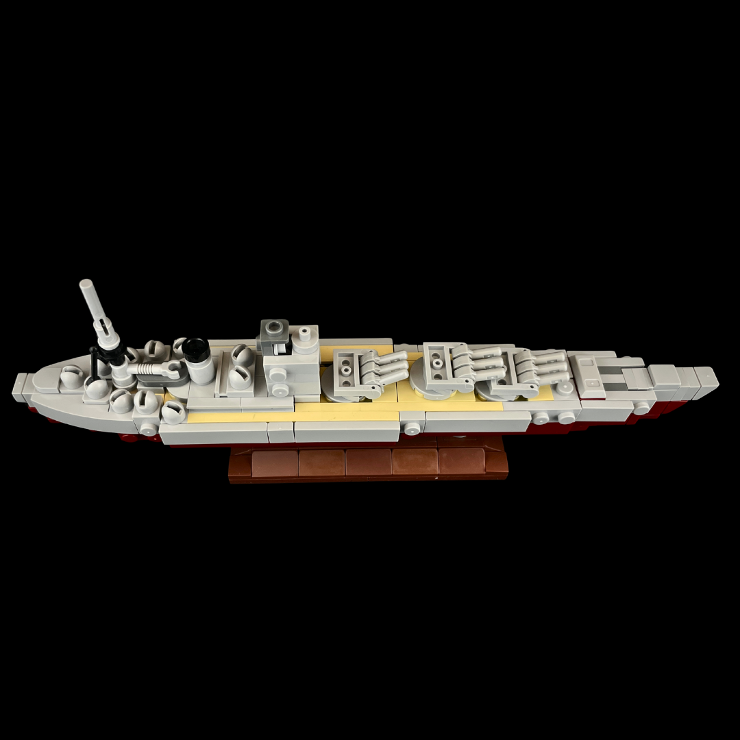 HMS Nelson Battleship Scale Model - Gobricks MOC Kit