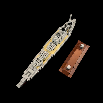 HMS Nelson Battleship Scale Model - Gobricks MOC Kit