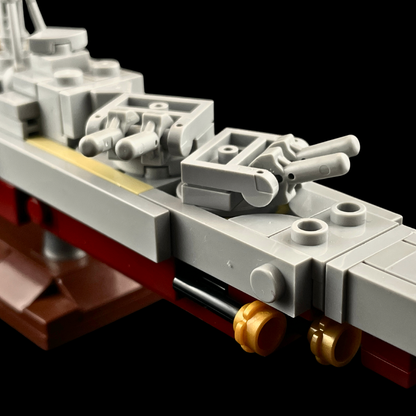 HMS Hood Battlecruiser Scale Model - Gobricks MOC Kit