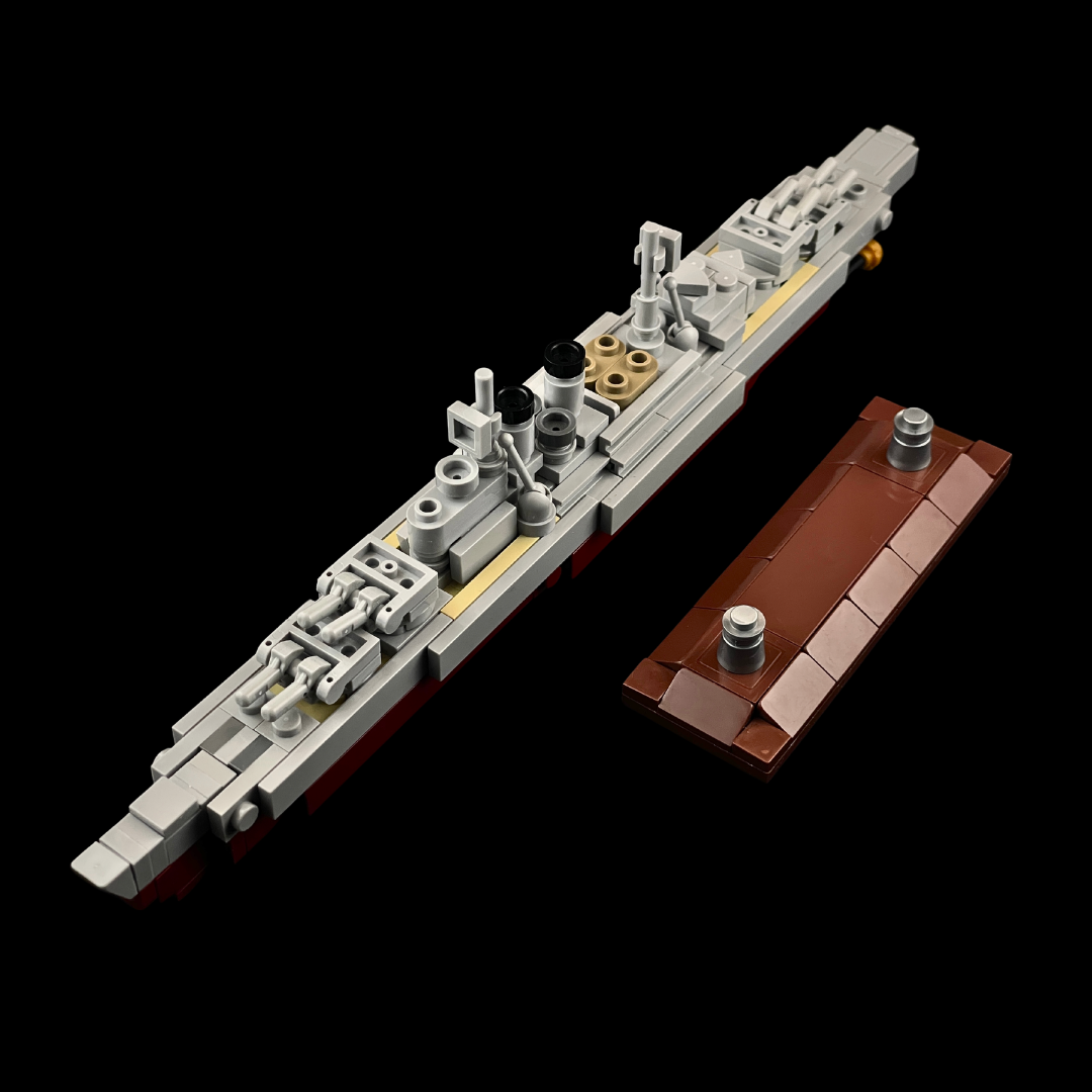 HMS Hood Battlecruiser Scale Model - Gobricks MOC Kit
