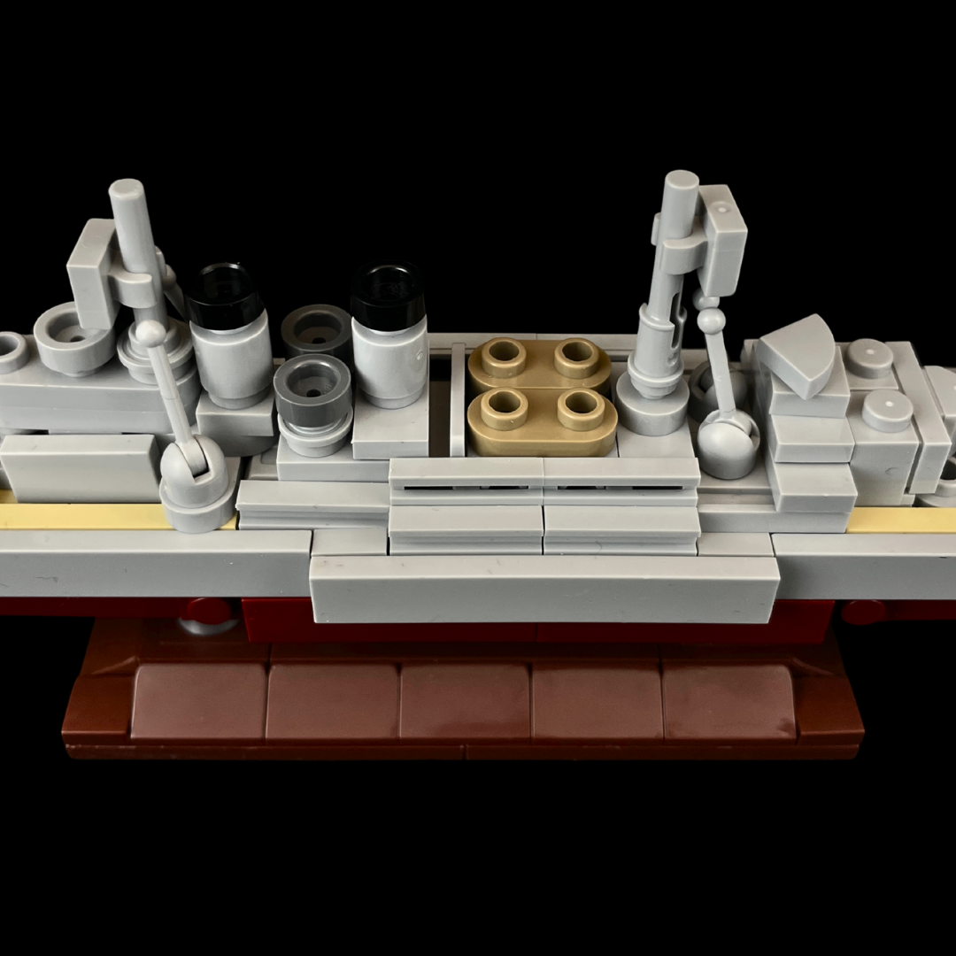 HMS Hood Battlecruiser Scale Model - Gobricks MOC Kit