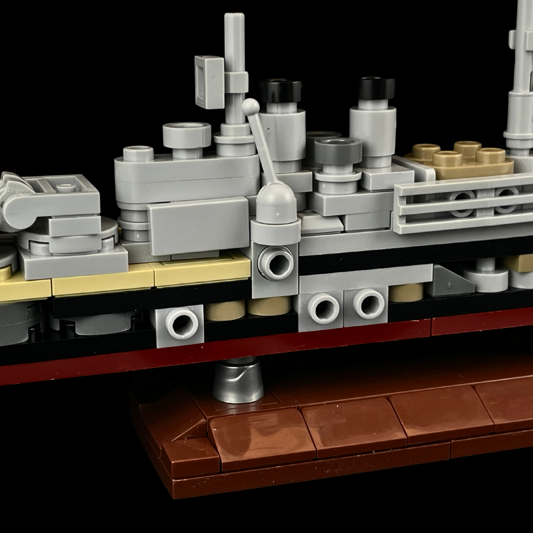 HMS Hood Battlecruiser Scale Model - Gobricks MOC Kit