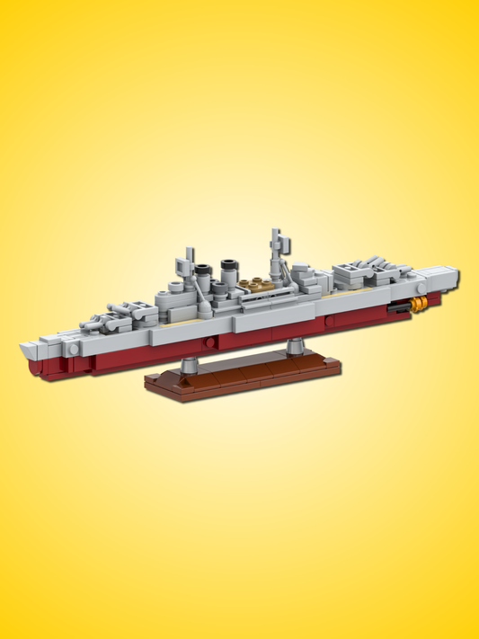 HMS Hood Battlecruiser Scale Model - Gobricks MOC Kit