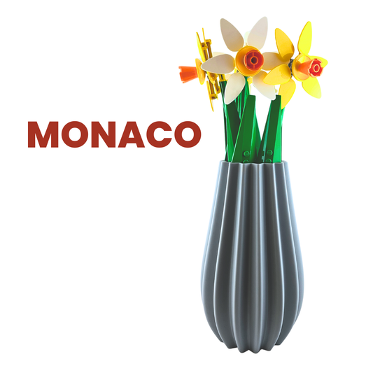 MONACO - Brick Flower Vase – Display Vase for LEGO® Botanical Flowers