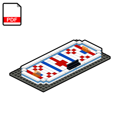 LEGO Ice Rink MOC - PDF Building Instructions