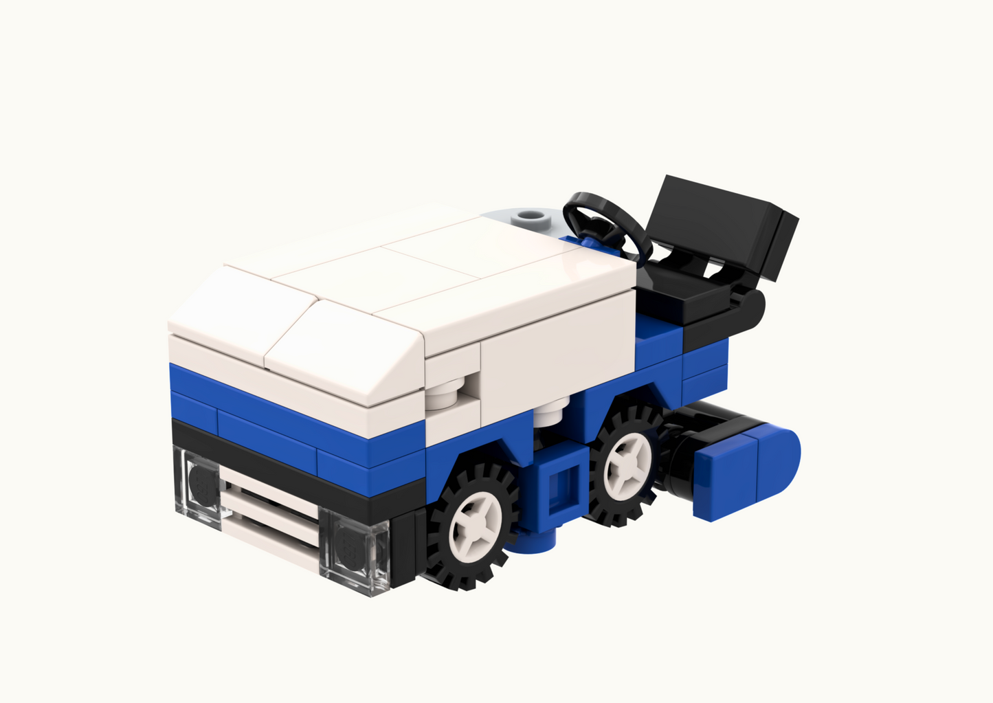 LEGO Ice Resurfacer Zamboni MOC - PDF Building Instructions