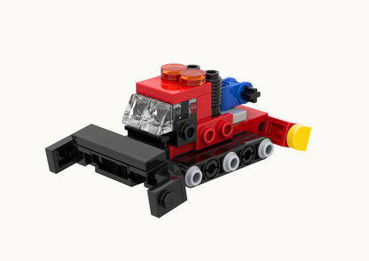 LEGO Ski Piste Snow Groomer MOC - PDF Building Instructions