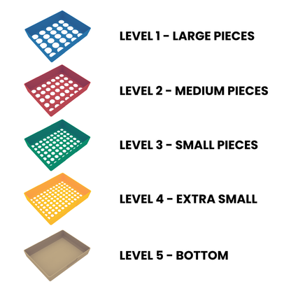 Boîte de Rangement Imprimée en 3D pour LEGO®, Petits Outils et Articles Ménagers - Conception Empilable - Taille Standard