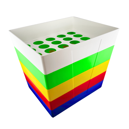Boîte de Rangement Imprimée en 3D pour LEGO®, Petits Outils et Articles Ménagers - Conception Empilable - Taille Standard