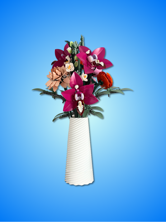 TIVOLI Classical Display Vase for LEGO Botanical Flowers - 3D Printed PLA