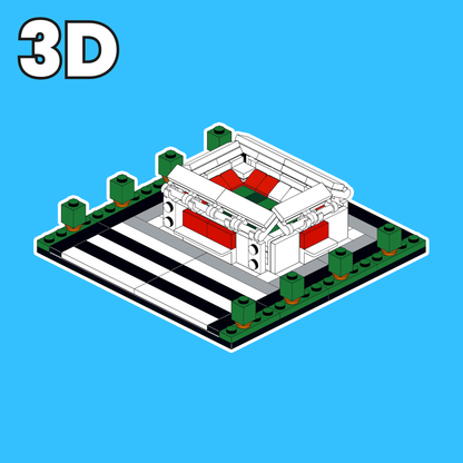 LEGO Football Stadium MOC - 3D Model