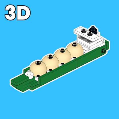 LEGO Micro LNG Ship MOC – PDF Building Instructions