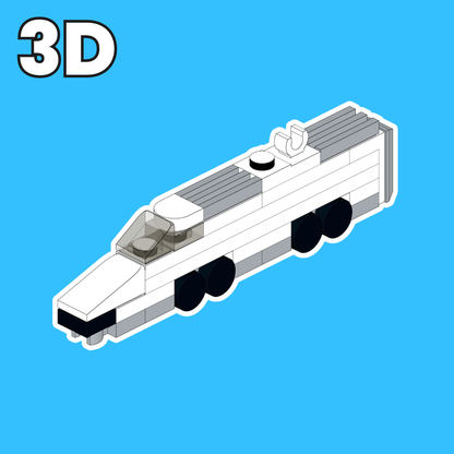 LEGO Micro TGV-M Power Car MOC – Návod na stavanie vo formáte PDF
