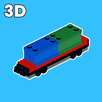 LEGO Micro Container Wagon MOC – Instructions de montage PDF