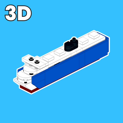 LEGO Micro RoRo Ship MOC – PDF Building Instructions