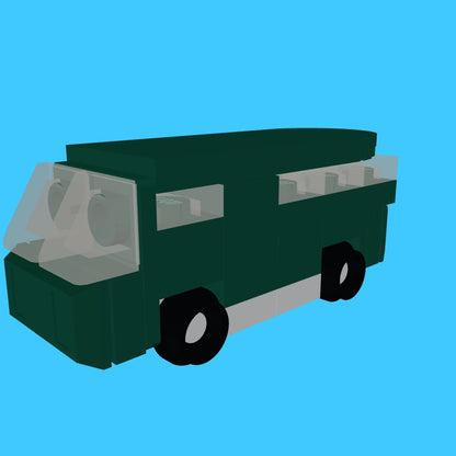 LEGO Micro Retro Military Van MOC – PDF Building Instructions