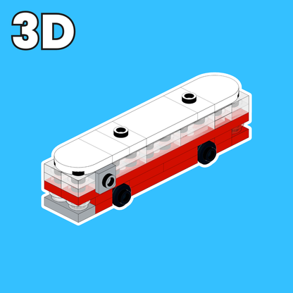 LEGO Micro Retro Bus Urbain MOC – Instructions de Montage PDF