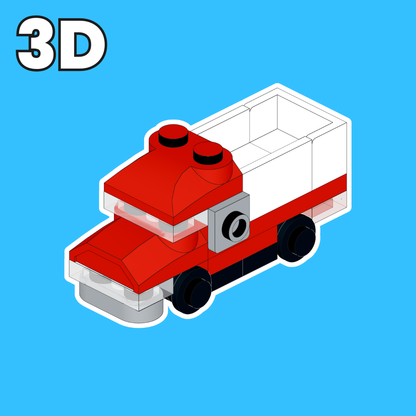 Camion LEGO Micro Caisse MOC – Instructions de Montage PDF