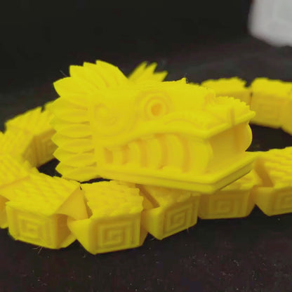 Quetzalcoatl Feathered Serpent Flexible Dragon - 3D Printed PLA | Aztec & Maya Inspired