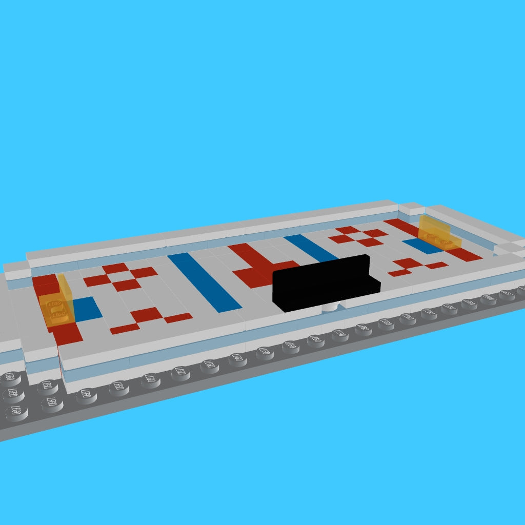 LEGO Ice Rink MOC 3D Model Preview