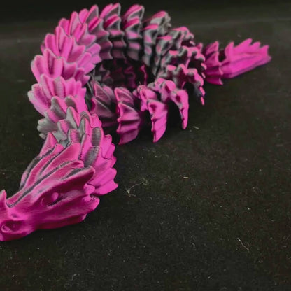 Bone Dragon Flexible Toy - 3D Printed PLA | Highly Articulated, Multiple Sizes Up to 156cm
