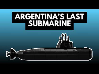 LEGO ARA Santa Cruz Submarine MOC with Display Stand – PDF Building Instructions