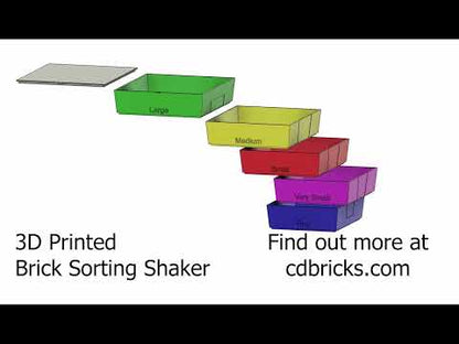 Boîte de Rangement Imprimée en 3D pour LEGO®, Petits Outils et Articles Ménagers - Conception Empilable - Taille Standard