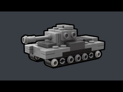 LEGO Cromwell tank MOC – PDF Návod na stavbu