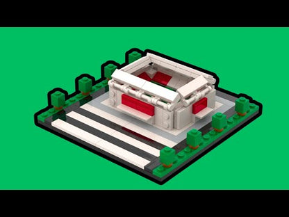 LEGO futbalový štadión - stavebné pokyny vo formáte PDF