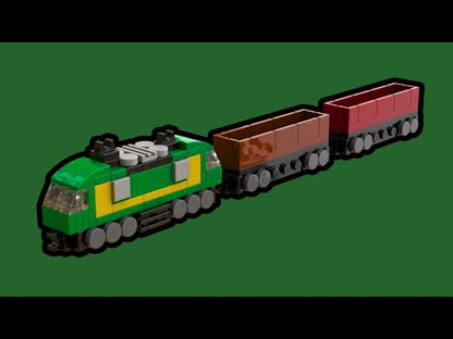 LEGO Cargo Train MOC – PDF Building Instructions