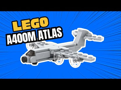 LEGO Airbus A400M Atlas MOC (Gris foncé) - Instructions de montage PDF
