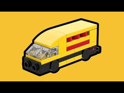 LEGO DHL Delivery Van MOC - PDF Building Instructions