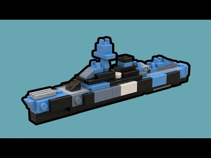 ORP Blyskawica Destroyer - LEGO® MOC - Building Instructions