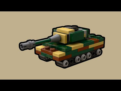 LEGO Tiger II Tank MOC – PDF Building Instructions