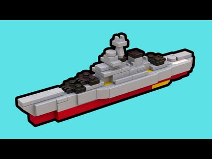LEGO USS Missouri Battleship MOC – PDF Building Instructions