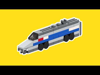 LEGO Micro TGV Atlantique (Motorový vozeň) MOC – Návod na stavanie v PDF
