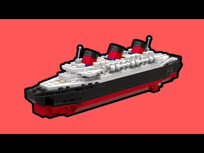 SS Normandie - LEGO® MOC - Building Instructions