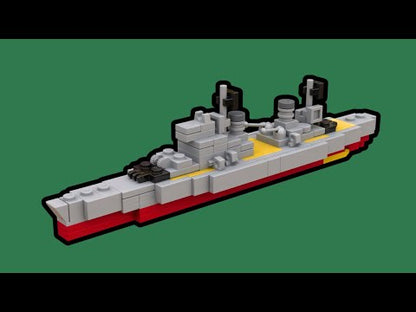 HMS Prince of Wales Battleship - LEGO® MOC - Building Instructions