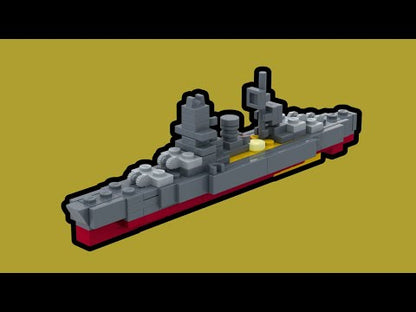 LEGO cuirassé IJN Nagato MOC – Instructions de construction PDF