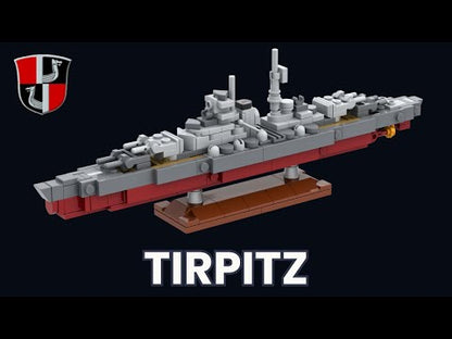 LEGO Battleship Tirpitz MOC - PDF Building Instructions
