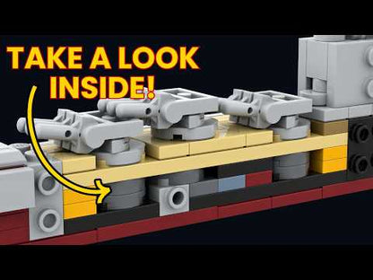 LEGO HMS Nelson Cuirassé MOC - Instructions de montage PDF
