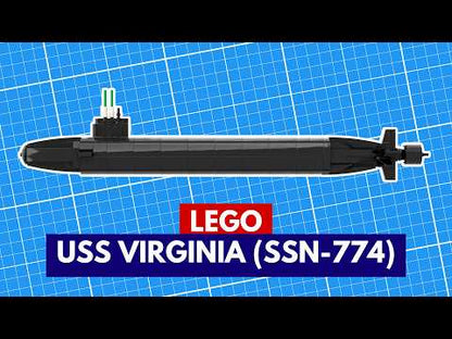 LEGO Sous-marin USS Virginia (SSN-774) MOC – Instructions de construction PDF