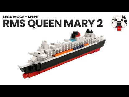 LEGO RMS Queen Mary 2 - Paquebot - MOC - Instructions de montage PDF