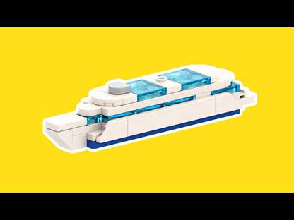 LEGO Mikroriečna výletná loď MOC – PDF Návod na stavbu