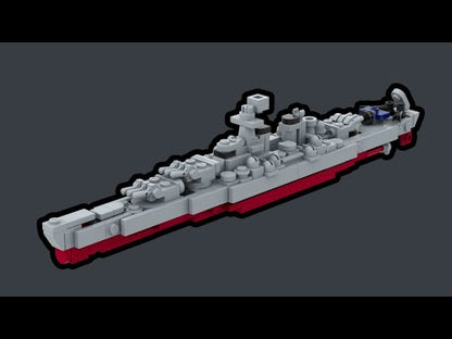 LEGO Cuirassé USS New Jersey MOC - Instructions de montage PDF